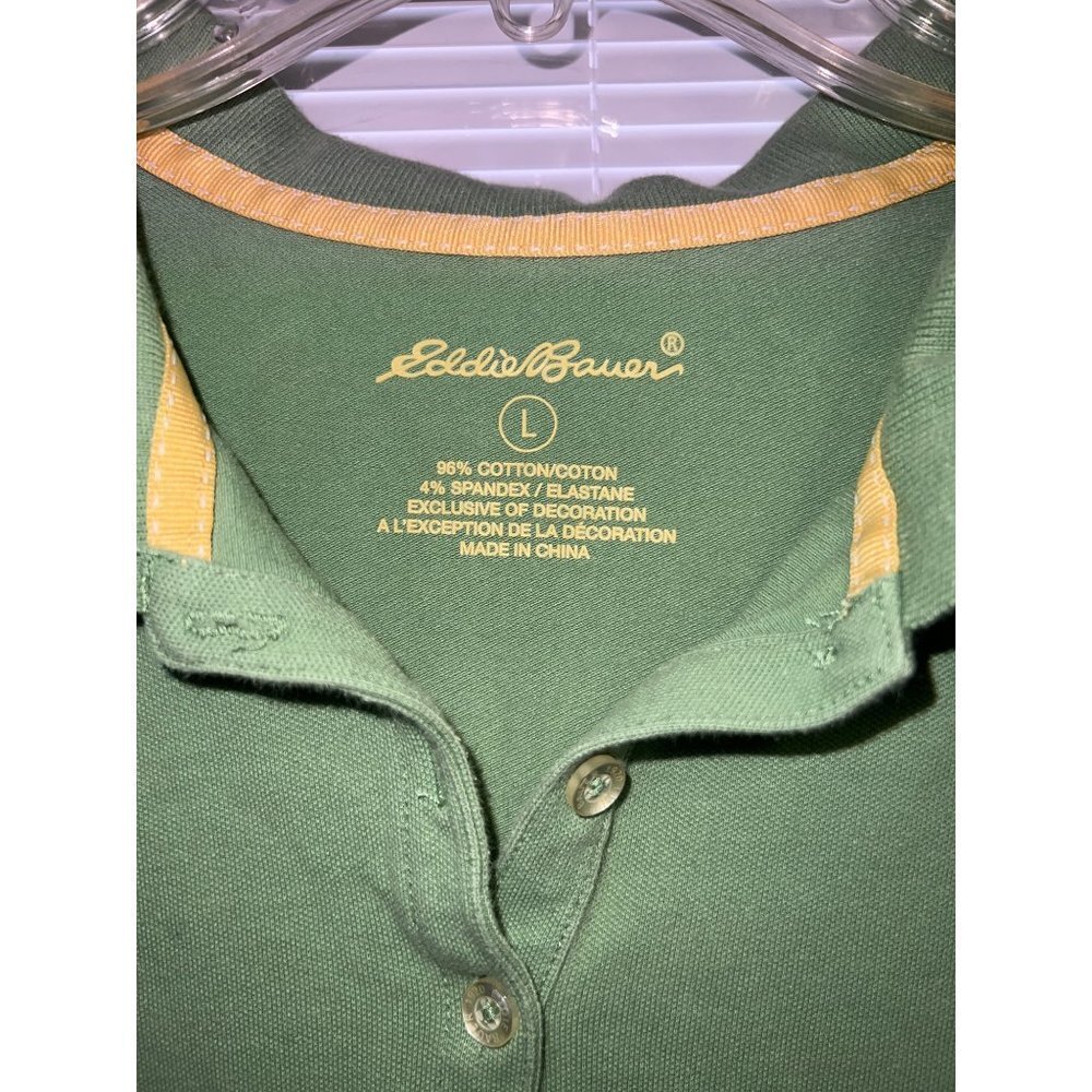 Eddie Bauer Green Shirt — Large - Picture 3 of 8